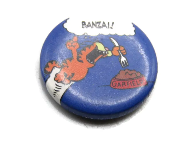 Garfield Fork & Food Button Banza!