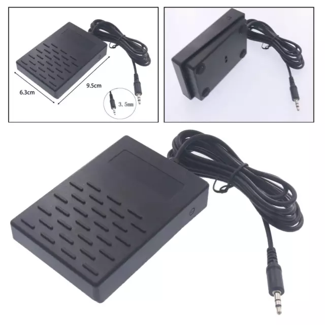 Piano Sustain Pedal Momentar Fußschalter 3,5 mm Stecker Klavier Keyboard Pedal für