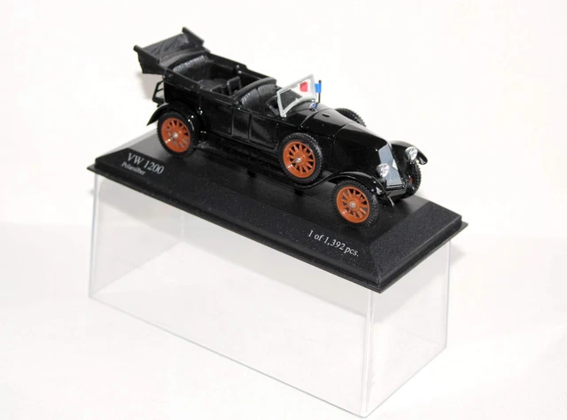 Dubray 37A - Renault Primastella 1934 Décapotable - Rouge Et Noir - 1/43 - Miniature Collection
