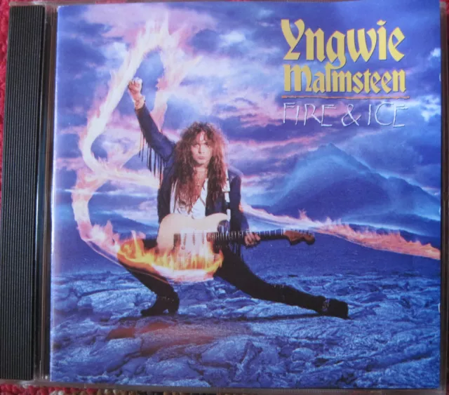 Yngwie malmsteen Fire & ice cd + livret depliant 1avec paroles 1992