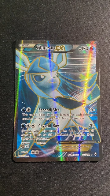 Pokémon Karte Glaceon EX 116/124 Full Art Fates Collide