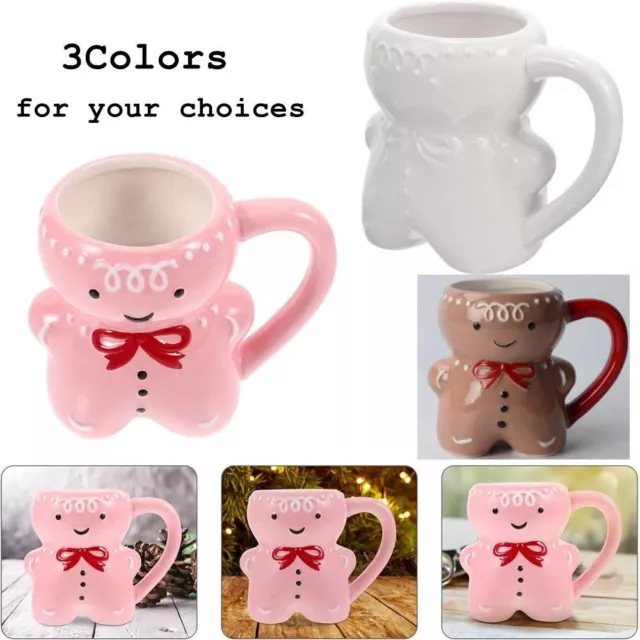 Coffee Cup Gingerbread Man Mug Milk Tea Cup Ceramic Mug