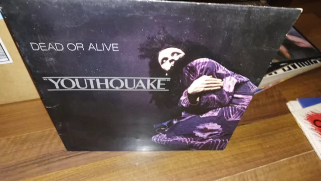 Dead Or Alive  YouthQuake  1985 Vinyl LP Gatefold Sleeve .