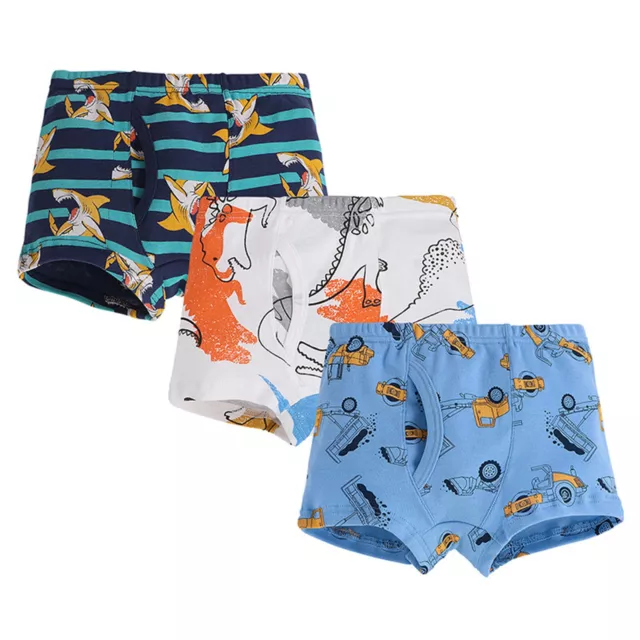 Kids Toddler Baby Boys Underwear Cute Cartoon Briefs Shorts Pants Cotton 3