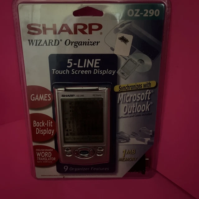 Sharp Wizard Organizer OZ-290 Vintage Brand New In Package