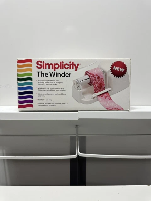 Simplicity THE WINDER 2010 Companion to Bias Tape Maker (NOT INCLUDED) TESTED Simplicity THE WINDER 2010 Companion to Bias Tape Maker (NOT INCLUDED) TESTED
