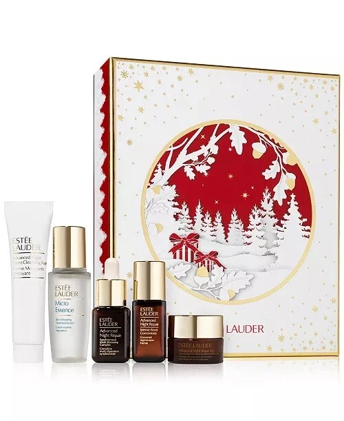 ESTEE LAUDER Nighttime Experts Repair + Renovar + Restablecer Cuidado de la Piel Set de 5 piezas