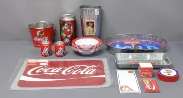 Coca-Cola Assorted Memorabilia: Bowls, Cups, Placemats & More  [24] EX