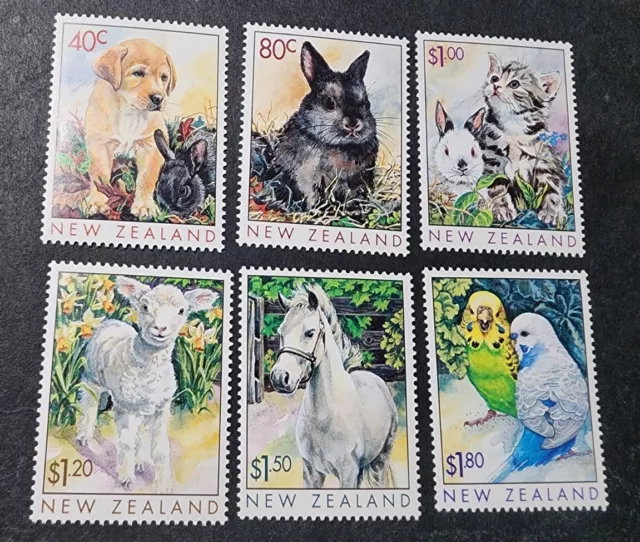 N. Zealand  1999 Popular Pets Set MUH  H39