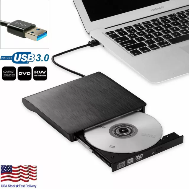 External USB Blu Ray BD Combo Player Drive DVD CD RW Disc Burner for Laptop