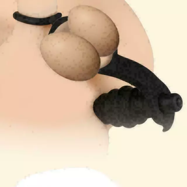 Anal-Butt-Vibrator-Male-Prostate-Massager-Plug-Cock-Sex-Ring-Stimulator-Toys