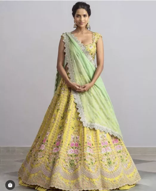 Indian Bollywood Bridal Lehenga Choli Wear Choli Lehnga Party Designer Dress
