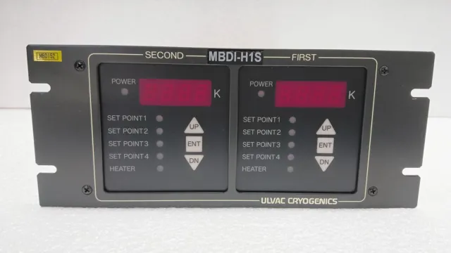 [Used] ULVAC / MBDI-H1S / CRYOGENICS, Cryo Heater Controller, 1pcs