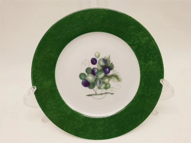 Laure Japy Paris Jardin Limoges  Plate - Porcelaine De Limoges France