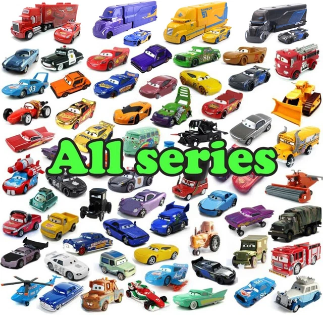 Disney Pixar Cars Lot McQueen King Piston Cup 1:55 Diecast Model Car Toys Gift