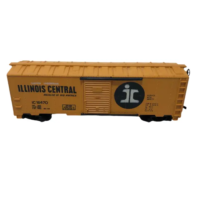 VTG Tyco HO Scale Illinois Central IL 16470 Box Car Yellow Mainline Mid America