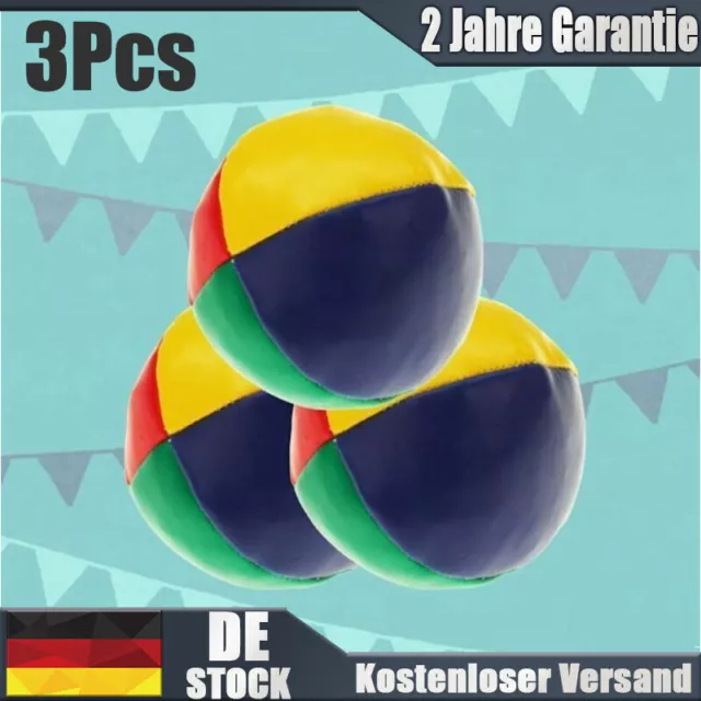 3Pcs Jonglierbälle 1Set Jonglierset Jonglieren Jonglage für Kinder & Erwachsene