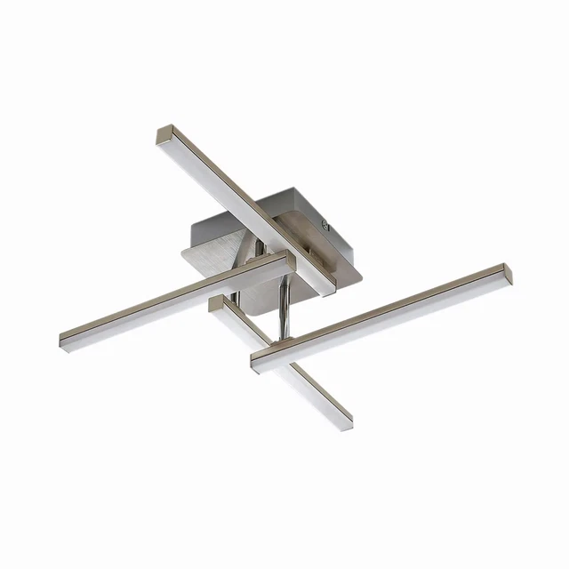 Lindby FIRKA LED Deckenleuchte 4-flammig - Dimmbar Mit Fernbedienung Aus Holz & Kunststoff