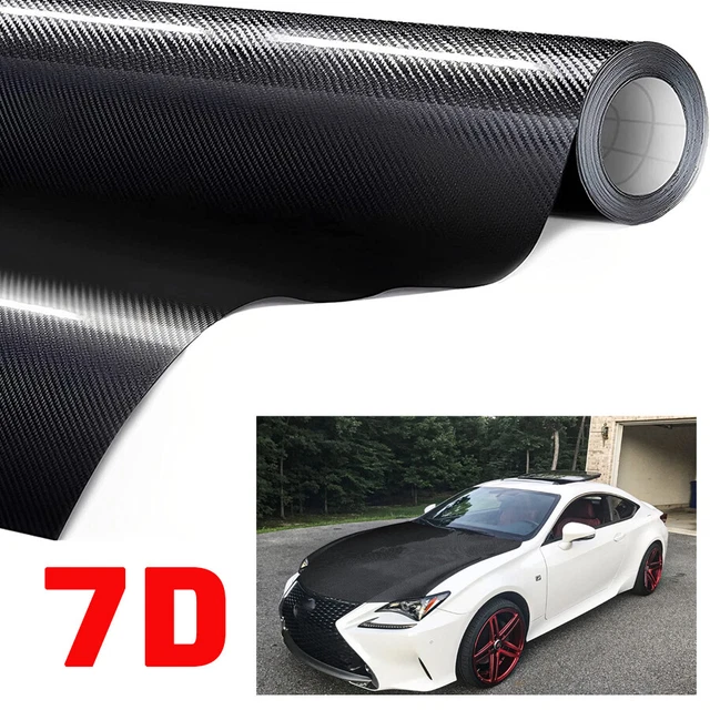 Carbon Fiber Vinyl Wrap Film Interior Control Panel Decals Car Parts Stickers