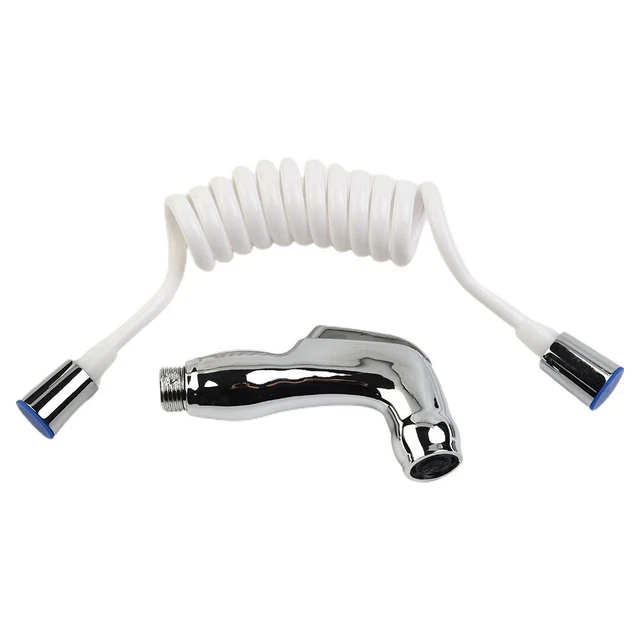 2Stück / Set Bidet-Spray Duschköpfe Doccetta Igienico Argento Fissaggio a Muro