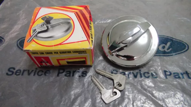 Ford Escort Mk1 Twin Cam Mexico Rs2000 Nos Faab Locking Fuel Cap Assy
