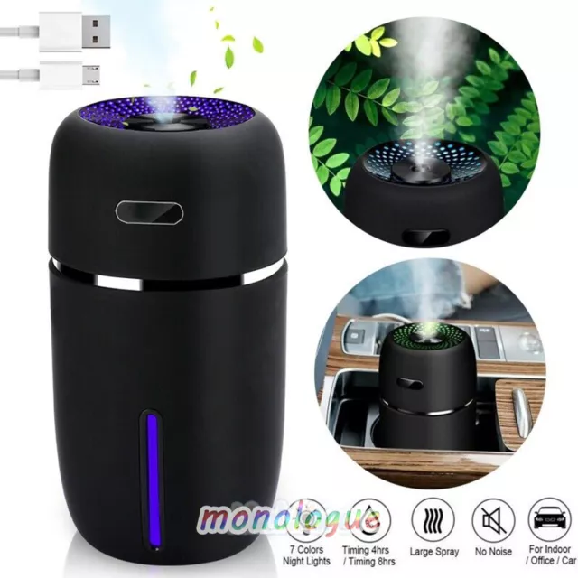 Aroma Essential Oil Diffuser Grain Ultrasonic Air LED Aromatherapy Humidifier US