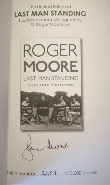 ⚜ Last Man Standing mit Autogramm von Roger Moore Nr. 2087 ~ James Bond 007 ⚜ 2