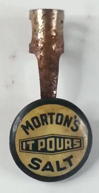 Vintage Mortons Salt Pen Pencil Clip Ad Advertisment Lou Fox Chicago
