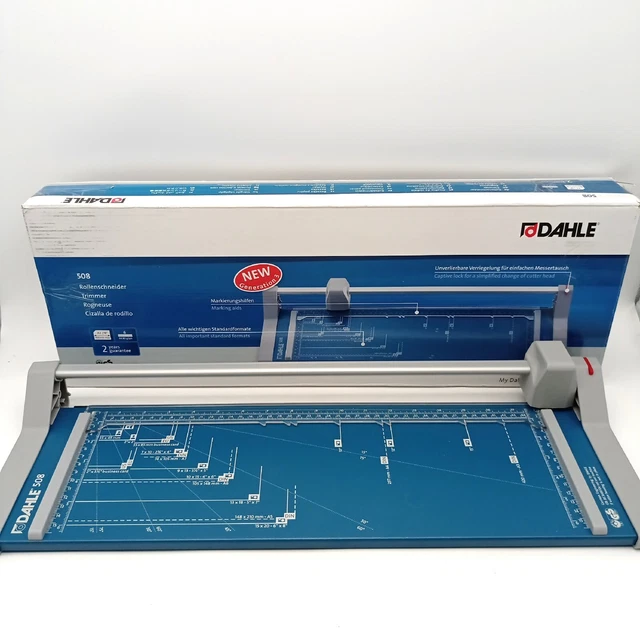 DAHLE Rollenschneider 508 DIN A3 Metall Trimmer Markierungshilfe Messer Schneide
