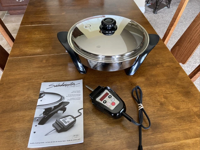 Saladmaster 316Ti Titanium 12" Electric Oil Core Skillet Saladmaster 316Ti Titanium 12" Electric Oil Core Skillet