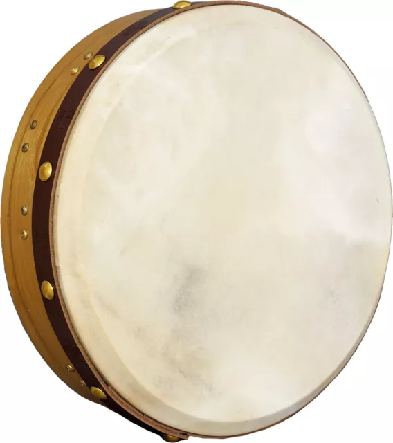 Glenluce 14in Sintonizable Bodhran Con / 3.5in Profundo Cuerpo & Afinación Borde