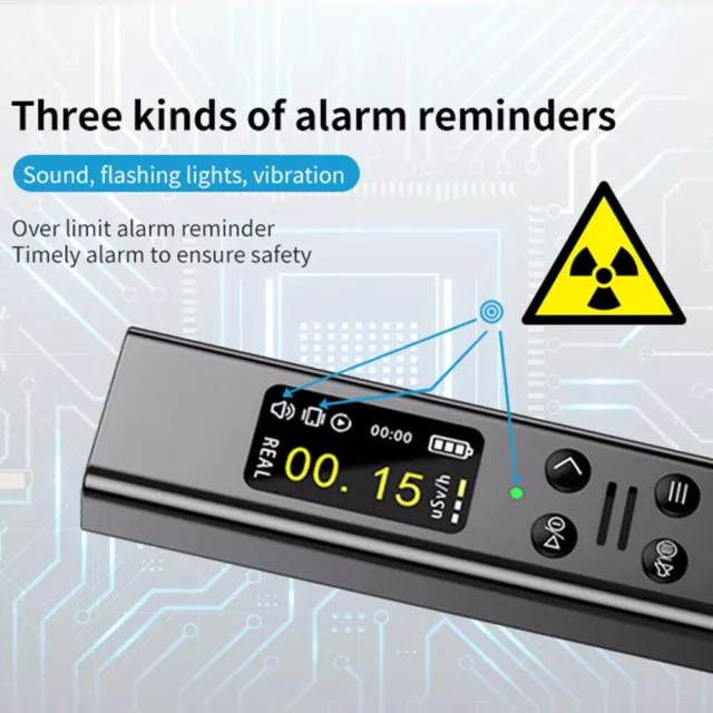 Geiger Counter Nuclear Radiation Detector Dosimeter Meter β γ X-Ray Tester new 3