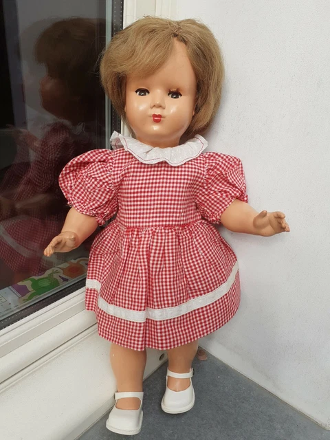 Vds poupée Gégé Rhodoïd Petite fille de France Corinne 40 cm riboulants 1957