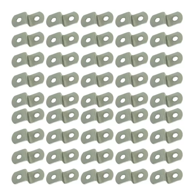 120 Pcs Metal Tablecloth Clips Photo Hanger Bracket Photo Frame Back Connectors