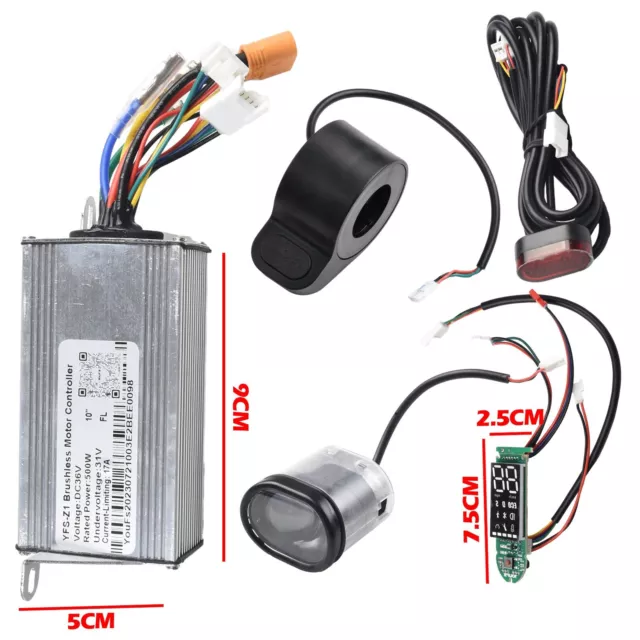 Ride in Style 36V 350W Controller Dashboard Accelerator for Electric Scooter