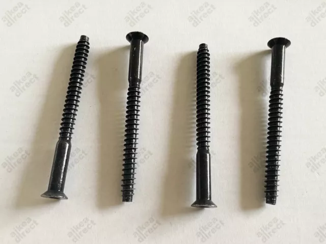 Ikea Expedit screws, Part # 104323 / 104325, black (4 pack) - NEW
