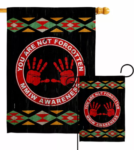 MMIW Awareness Garden Flag Cause Support Decorative Small Gift Yard House Banner