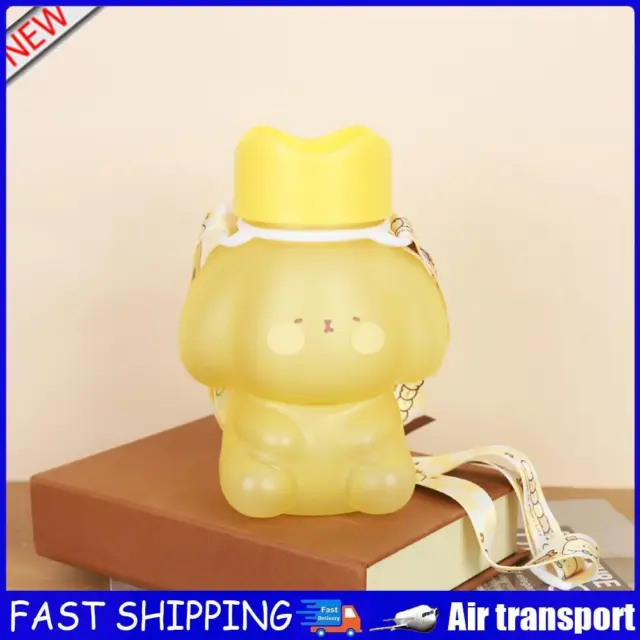 800ML Gym Fitness Bottle Portable Cartoon Drinking Sports Bottles (Yellow) AU