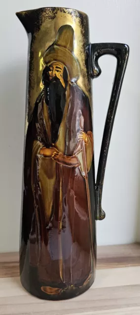 Art Nouveau Rembrandt Tube Lined Ewer - Forester Phoenix Ware style