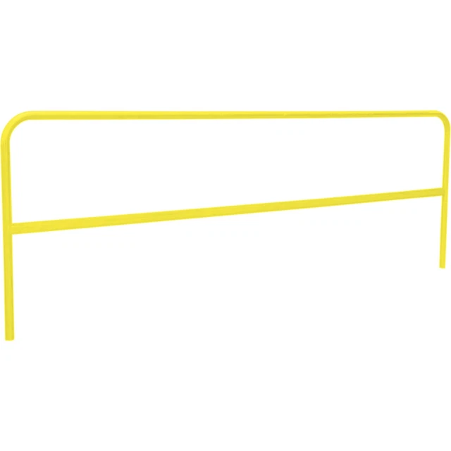 RoofZone Universal Guardrail- Yellow 10ftL x 42inH Model# 70758