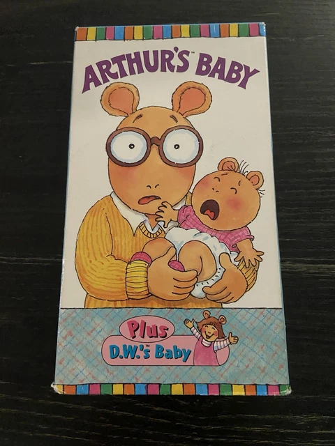 ARTHUR ARTHUR'S BABY & D.W.'s Baby VHS 1997 PBS Kids Animated Cartoon ...