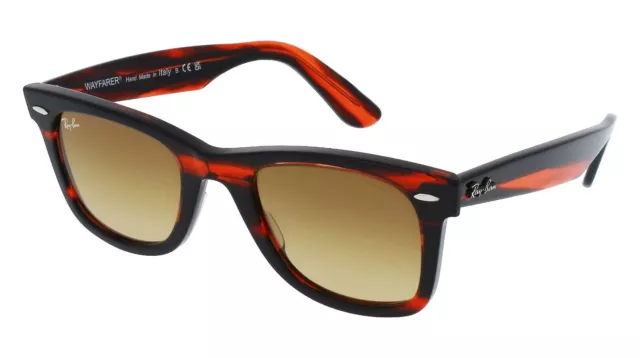 Occhiali da Sole Ray-Ban RB2140 Wayfarer 136285 Striped Red/Brown Gradiente
