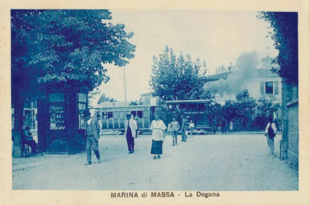 Marina di Massa La Dogana Tram Vapore  F. Piccolo non spedita