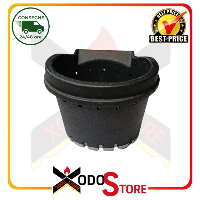 Brasero Fonte Edilkamin Original R645840 Pour Poêle à Granulés - Modèles Adria, Sirène, Soleil, Nil