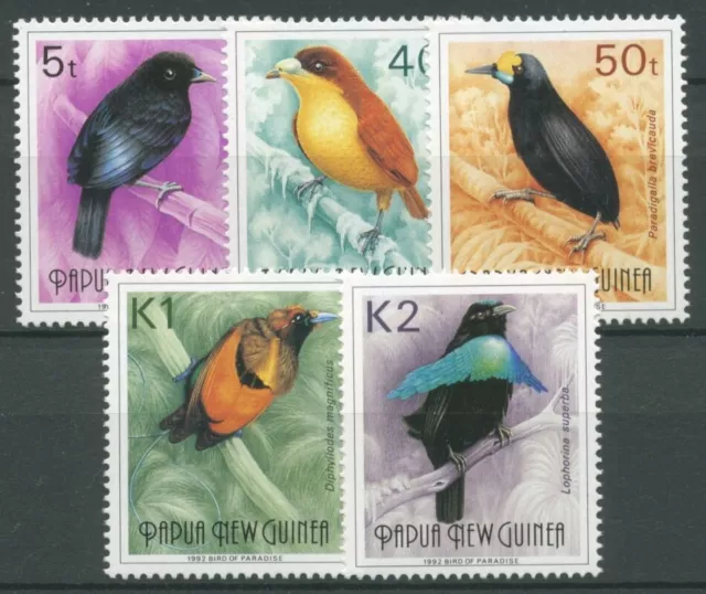 Papua Neuguinea 1992 Paradiesvögel 663/67 I postfrisch