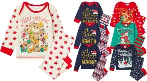 Enfants Noël Pyjamas Bébés Garçons Filles Noël Pyjama Pyjamas 0-13 Ans