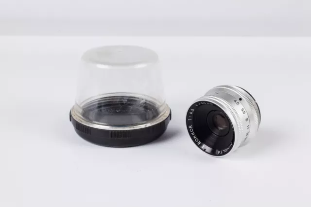 Minolta E. Rokkor 50mm f4.5 Enlarging Lens for 35mm Negs  - M39 Leica Screw Fit