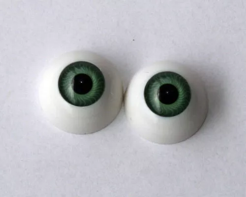 Reborn Half Round Acrylic Doll Eyes- DIY-Sea Green- 22mm