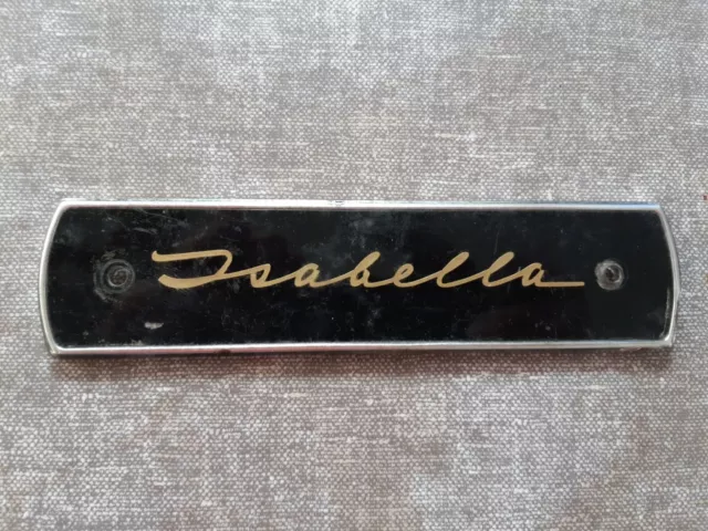 Borgward Isabella Schriftzug Emblem Selten Rarität Oldtimer