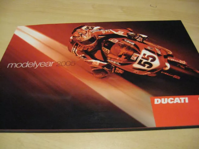 Ducati Range Motorcycle Sales Brochure 2005 (Large 50 Pages)